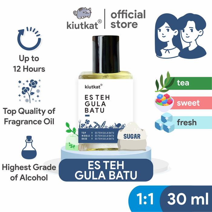Gambar Kiutkat ES TEH GULA BATU - Extrait de Parfum - Tea Sweet Fresh | Parfum Pria Wanita Aroma Teh dari kiutkat Kab. Lumajang Tokopedia