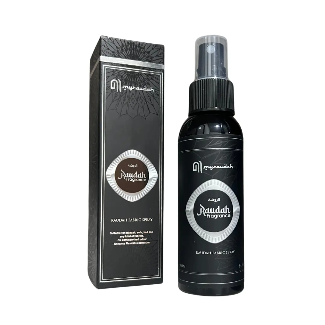 MyRaudah Spray. Sangat wangi sesuai sebagai body mist. Wangian Raudah Masjid Nabawi.