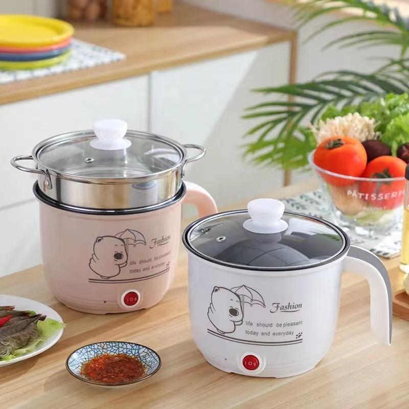 Electric Frying Pan Rice Portable Mini Rice Cooker Multicooker Steamer Heater 7