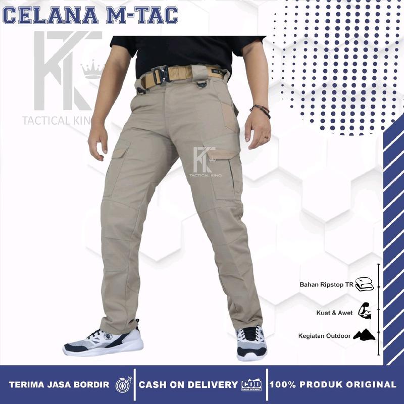 Celana Tactical M-Tac Panjang Bahan Ripstop Cocok Buat Naik Gunung dan Kegiatan Outdoor Abu Sport 8