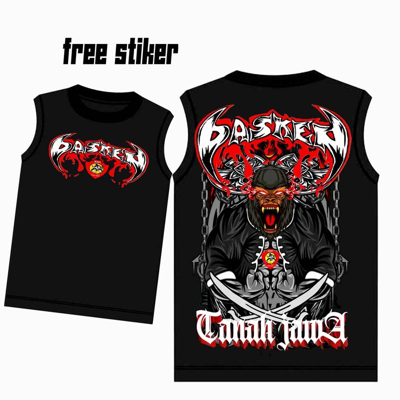 KAOS SINGLET KONSISTEN KERA SAKTI TERBARU 2024 Katun SLOVEED DISTRO 3