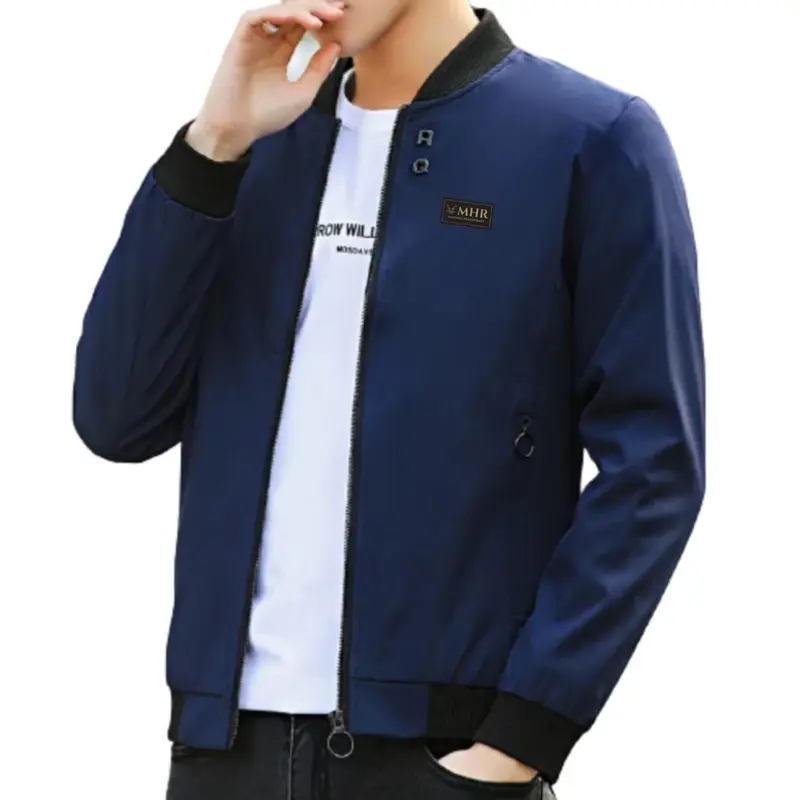 Jaket Bomber Ekslusif Oria Path Taslan Waterproof Casual Formal Keren 1