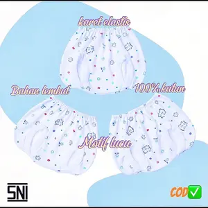 Free gift Celana Pop Bayi Doubleknit Fullprint Premium 0-12 bulan Katun