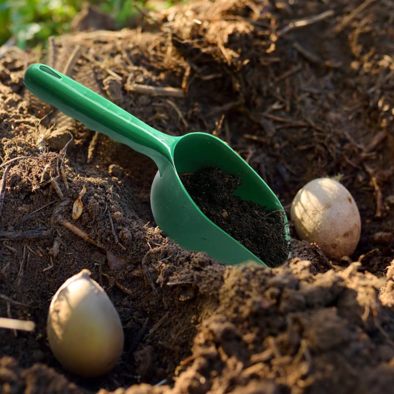 1x Green Plastic Garden Shovel Lightweight Garden Scoop Soil Shovel Gardening Tool Great for Soil, Compost, Planting Digging, Moving Tool, Dry Food and Cat Litter Scoop DESCRIPTION: 1x Garden scoop is Great for Soil, Compost, Planting Digging, Moving 8