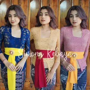 [READY STOK] Setelan kebaya bali jadi strait sofia (katalog 2) batik bawahan Baju Dress