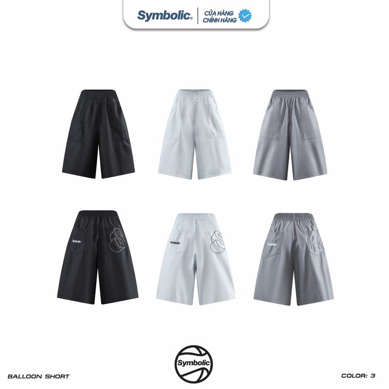 SYMBOLIC Balloon Short quần short lửng