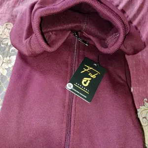 FUB Jaket Zipper Fleece Korean Style Premium High Quality Unisex