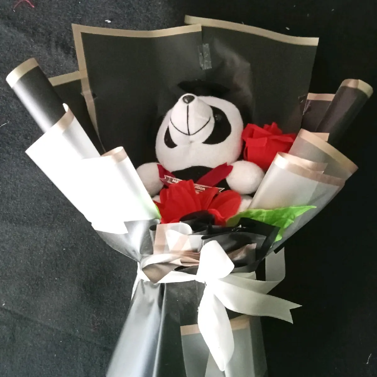 buket boneka panda request