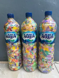 Ecobrick Besar 1500ml Termurah Harga Grosir Bata Ramah Lingkungan Dari Botol Plastik Non Biodegradable