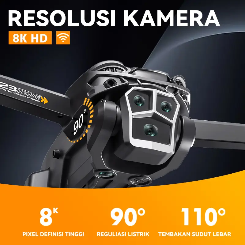 A23 Drone kamera jarak jauh fotografi udara profesional murah dual camera drone premium ulang tahun 3