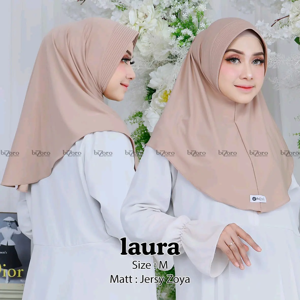 Hijab Bergo Sport  M Jersey