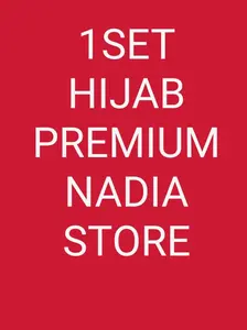 Gamis SET HIJAB Nadia_Store Busui Freandly Hijab Bahan Voal Premium