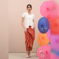 Gambar NONA RARA - Lilit Skirt Garut Betawi P0506, Rok lilit batik wanita modern - ALL SIZE dari Nona Rara Batik Kota Administrasi Jakarta Timur 5 Tokopedia