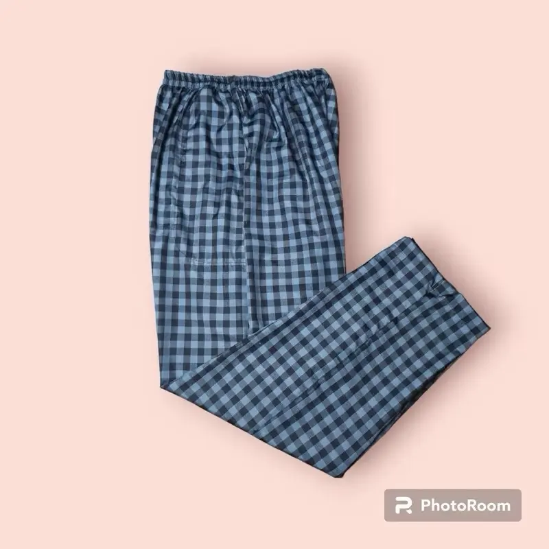 Celana Panjang jumbo celana santai celana tidur katun Dewasa Jumbo Motif standar motif Celana panjang Pria/wanita dewasa