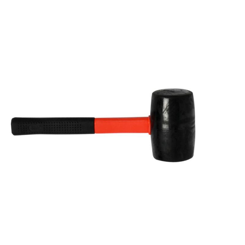 Product Introduction of Hi-Spec Heavy Duty Mallet Rubber Hammer 8/12/16/24oz Professional Floor Ceramic Tile Installation Fiberglass Hammer Hand Tools 14