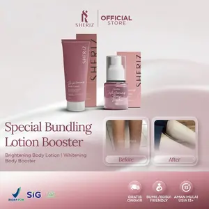 SHERIZ GLOWING PAKET LOTION + BOOSTER