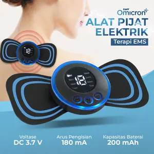 COD TaffOmicron Alat Pijat Elektrik Tempel EMS Terapi Leher Massager - TMS17 Terbaru