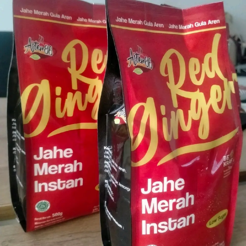Asten36 Jahe Merah Instan dengan Gula Aren - Kualitas Terbaik
