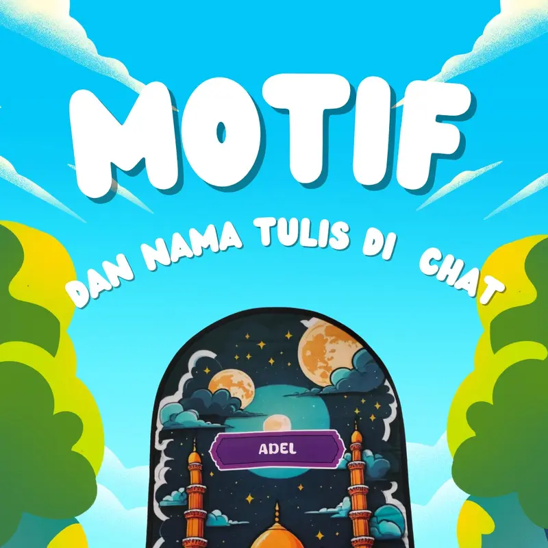 SAJADAH ANAK KARAKTER ( BISA CUSTOM NAMA ANAK ) 3