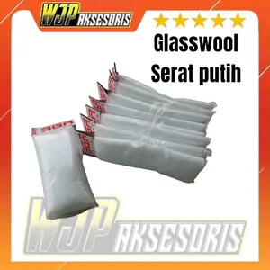 Gasbul Glasswool knalpot racing serat putih anti bakar