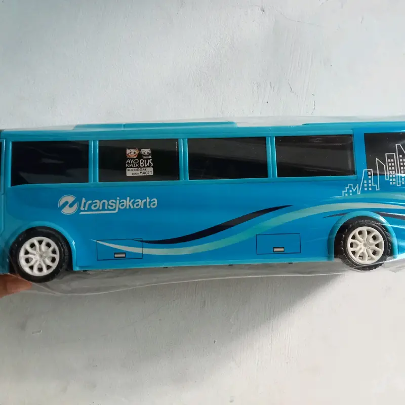 (Bisa cod)Promo mainan anak anak bus trans Jakarta panjang banyak warna 0
