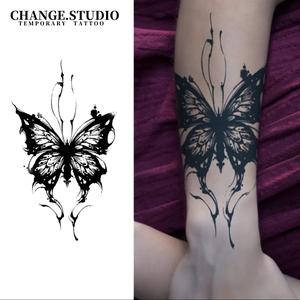 รอยสักผีเสื้อ ติดทนนาน 15 วัน กันน้ำ รอยสักชั่วคราว สติ๊กเกอร์รอยสัก