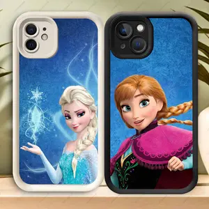 KD-6 Frozen Princess Soft Casing untuk iPhone 12 11 Mini 13 Pro Max