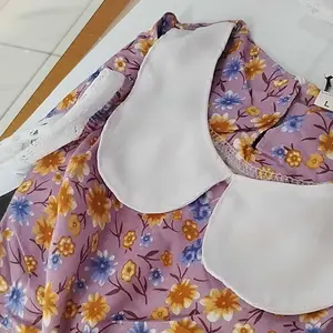 Baju Dress Anak Perempuan Katun Rayon Bunga Usia 1-6 Tahun Terlaris