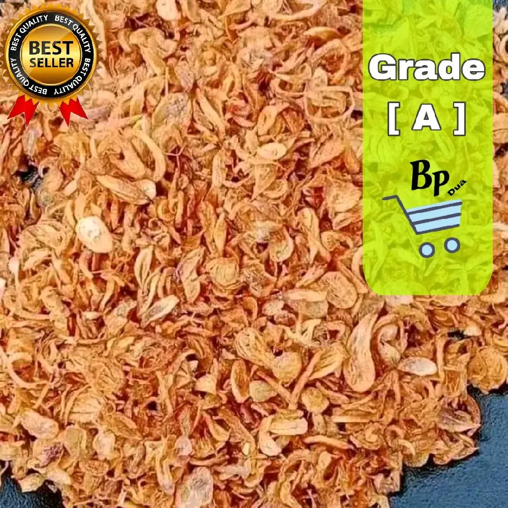 Bawang Goreng 1 kg [ A ] •Termurah Asli Brebes Spices Rempah Bahan Masakan bumbu