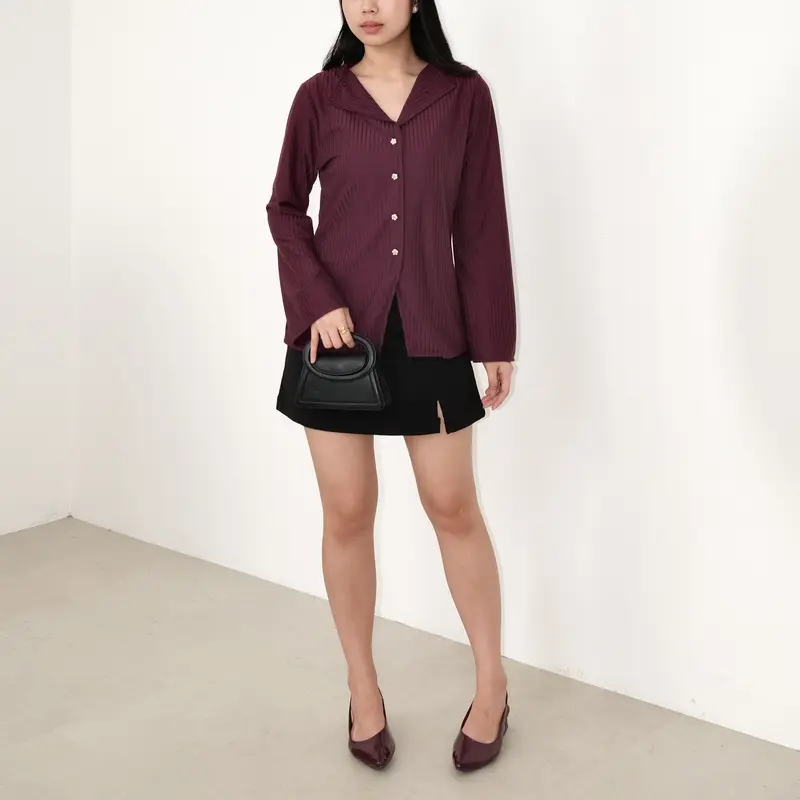 Caerys - Lexy Top - Atasan Wanita - Long Sleeves Panjang fit Basic 6