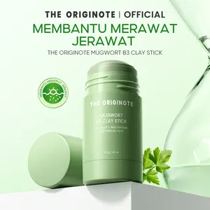 [Special Price] The Originote Mugwort B3 Clay Stick Mask - Masker Wajah Mugwort Membantu menenangkan dan Membuat Wajah Kencang dan Halus with Niacinamide Acid Propolis Berjerawat Mencerahkan Berminyak anti-acne jerawat deep clean pore clarifying mask pore