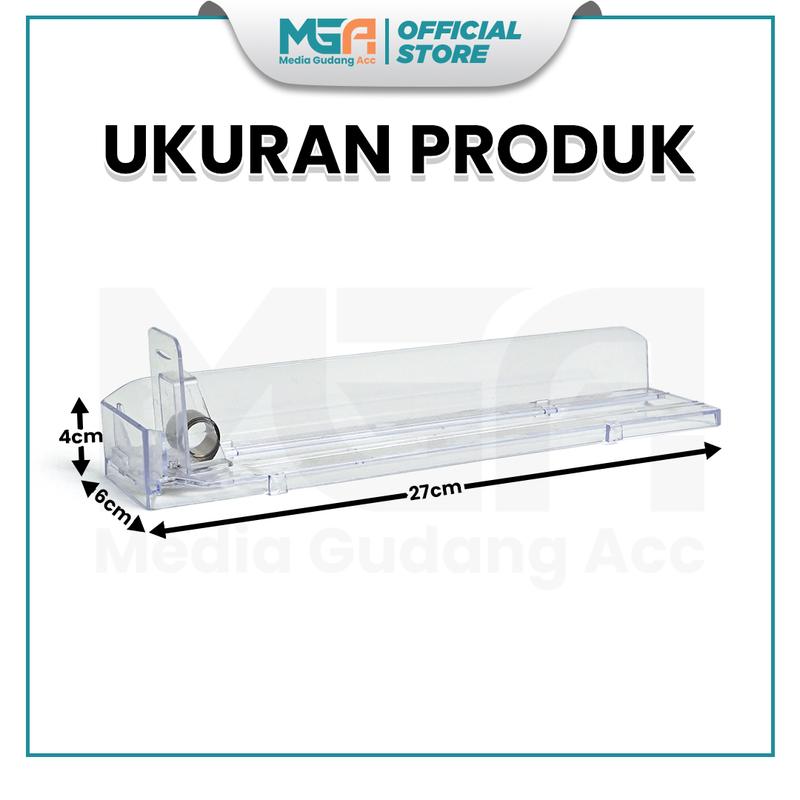 Pusher Akrilik Display 6 Set untuk Rak Produk Minimarket 2