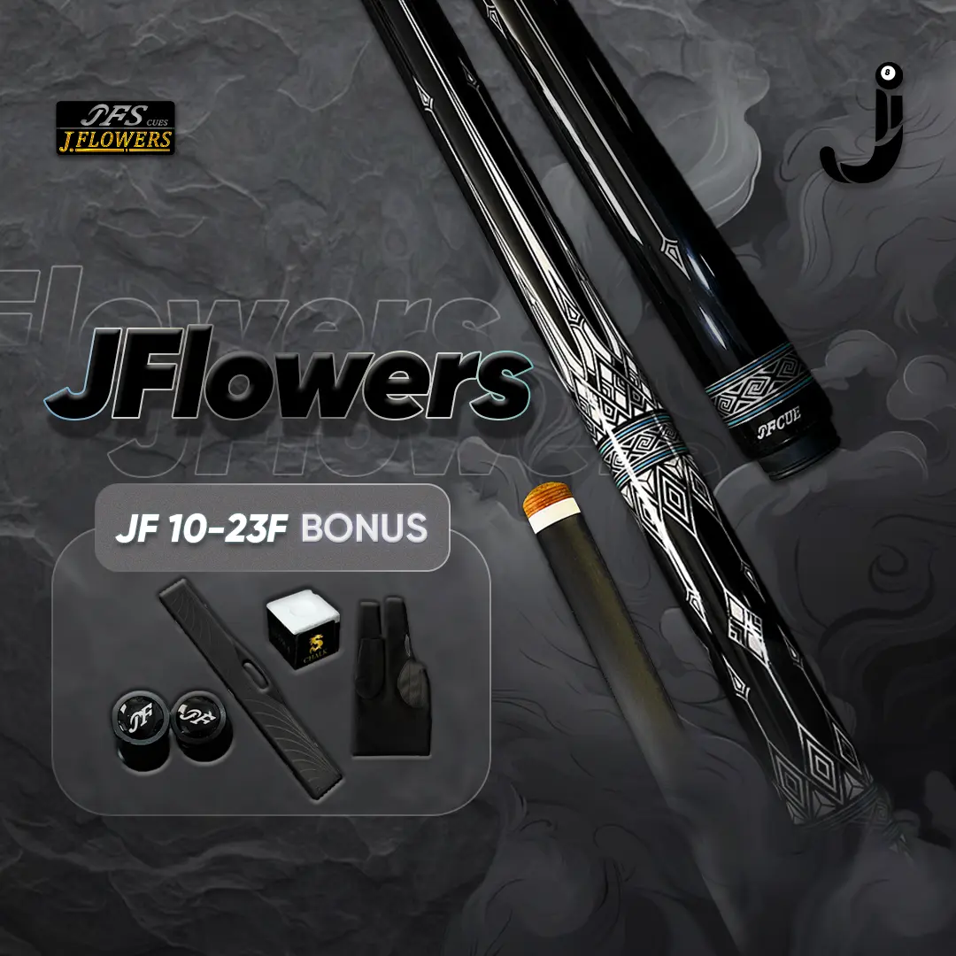 JFLOWERS JF10-23F - Billiards Carbon Cue