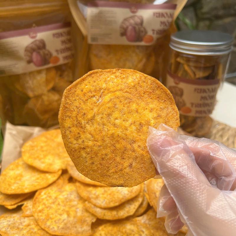 Khoai MÔN sấy Trứng Muối - Đặc sản Đà Lạt