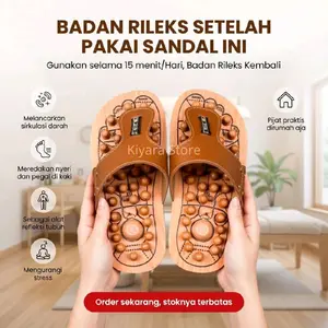 Sandal Kesehatan Terapi Rematik Sendal Jepit Refleksi Pijat Kaki Pria Wanita Meredakan Pegal Linu dan Menyegarkan Tubuh Pijit Punggung Leher