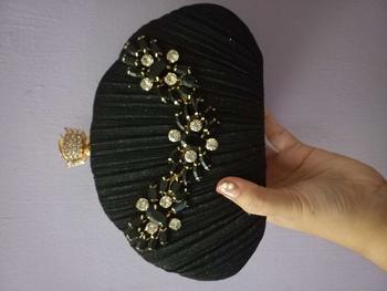 Product Review of Tas Pesta PRESLEY Embellished Crystal Box Clutch Wanita from N**s 0