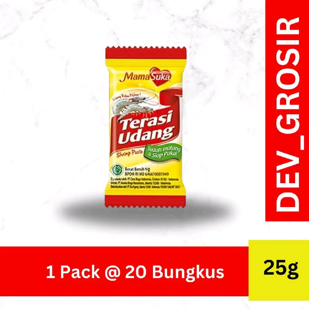 Terasi Udang Mama Suka 1 Pack Isi 20 -  Instan