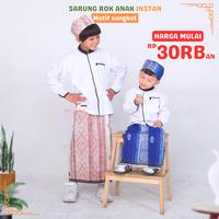 Gambar SARUNG ROK INSTAN ANAK - Motif Songket ORIZANO Muslim Katun - MAROON, M dari Orizano Fashion Kota Surabaya 2 Tokopedia