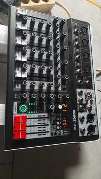 Product Review of BOMGE 4/6 Channel Audio Interface Sound Board Mixing Console 16-Bit 99DSP DJ Mixer Audio Reverb Effect +48V Phantom Bluetooth Studio Audio Mixer For Karaoke Studio Streaming from R** A**O K**S R**L 0