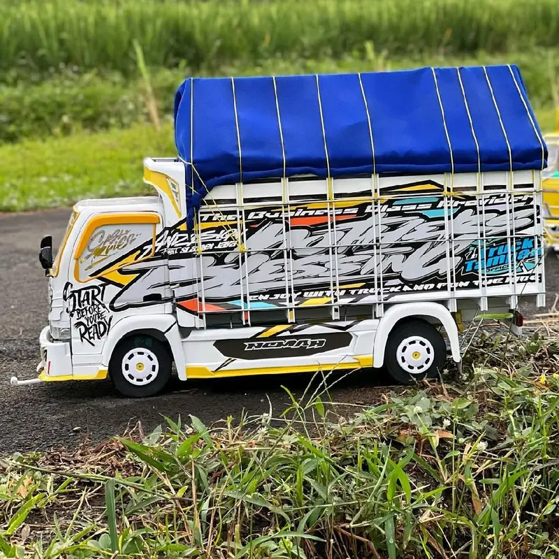promo ekslusif mainan anak murah miniatur truk full variasi lampu free terpal 1