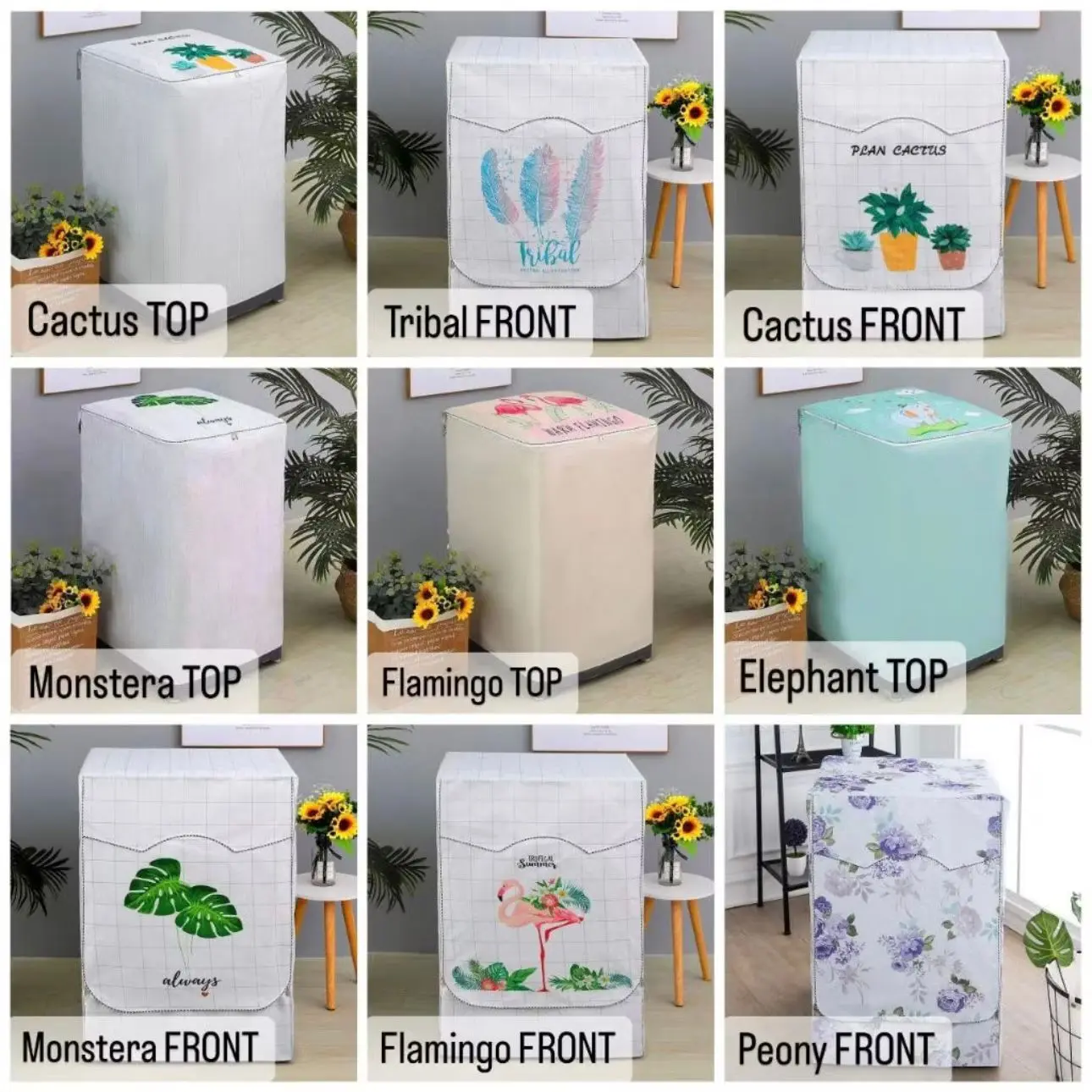 sarung mesin cuci 1 tabung / pelindung mesin cuci 1 tabung WATER PROOF