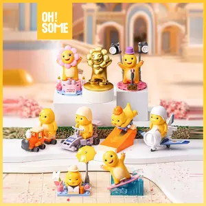 OHSOME Nailong Blind Box Gacha Set Koleksi Figure Nailong Series Nai Long Yellow Dino Mystery Box (1/10) - PRODUK RANDOM / Surprise Box / Mainan Kotak Misteri Isi Figure Lucu Random Toy