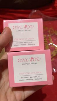 Product Review of 【BPOM certification】【Beli 1 Gratis 1】ONLYOU original Bright Stuff Tone Up cream  BB cream Menyamarkan Pori-pori toning Instant Brightening menghidrasi from S**i N**a 0