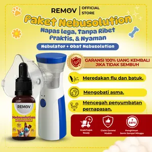 Remov Nebulizer Alat Uap untuk Kucing & Anjing – Mudah Dipakai, Cocok untuk Flu, Sesak, dan Hidung Tersumbat