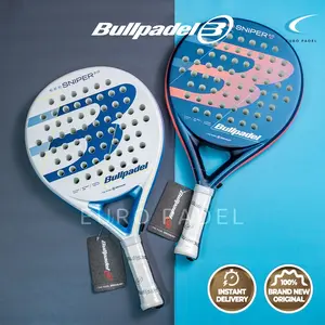 BULLPADEL SNIPER WOMAN 2026 Beginner Round Fibeglass Racket Padel Original