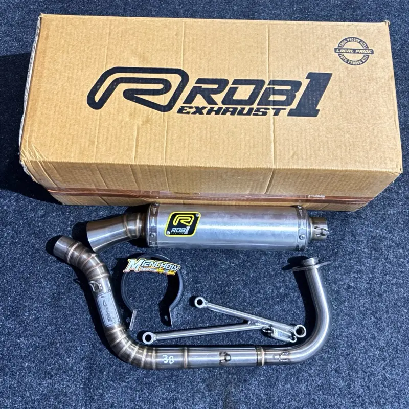 KNALPOT ROB1 BEAT 155 DB17 inlet 38mm & 45mm original 1