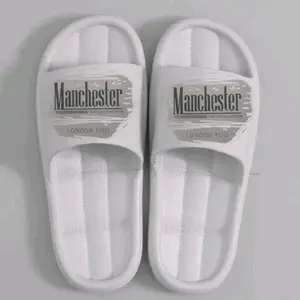 Sandal Selop Pria trendy Mancester foq putih Karet