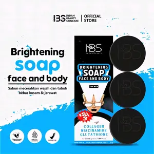 [ 3pcs ] IBS Brightening Soap Face & Body For Men 3x50gr Sabun Pria
