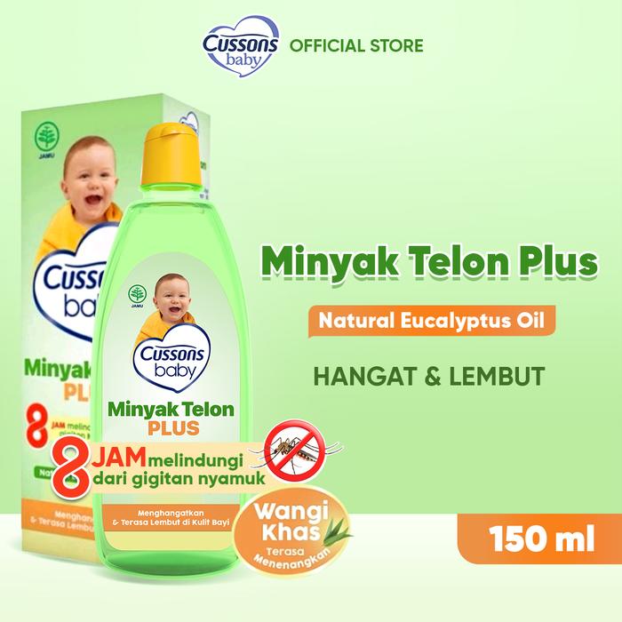 Gambar Cussons Baby Telon Oil Plus 150ml dari CussonsID Kota Administrasi Jakarta Barat Tokopedia