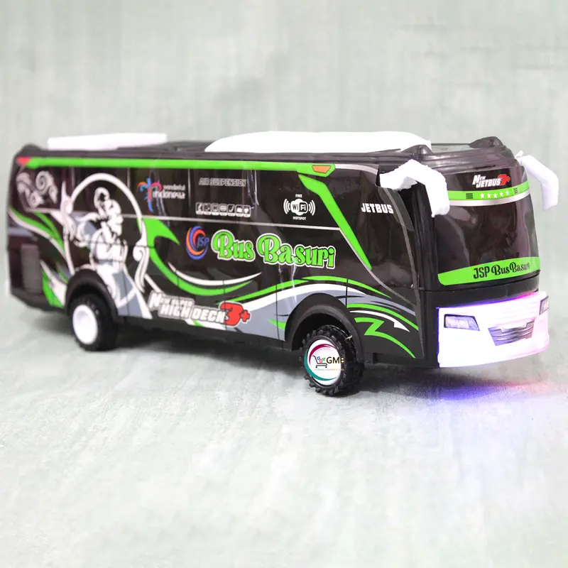 MAINAN ANAK MOBIL JSP BUS BASURI MUSIK TELOLET LT60 MOBILAN ANAK LAKI BIS WISATA 4